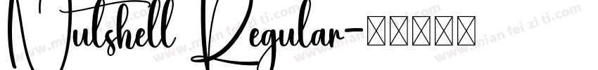Nutshell Regular字体转换